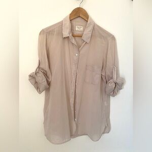 Rag & Bone sheer button down shirt